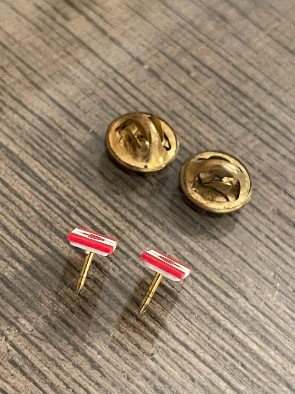Vintage Canadian Flag Miniature Lapel Pins or Tie Tacks - Hat Pin